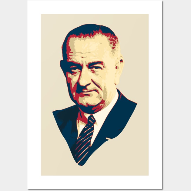 Lyndon B. Johnson Wall Art by Nerd_art